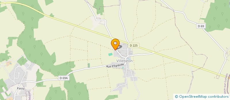 localisation de l'entreprise SCI GP. ESSOR  VILLEBEON