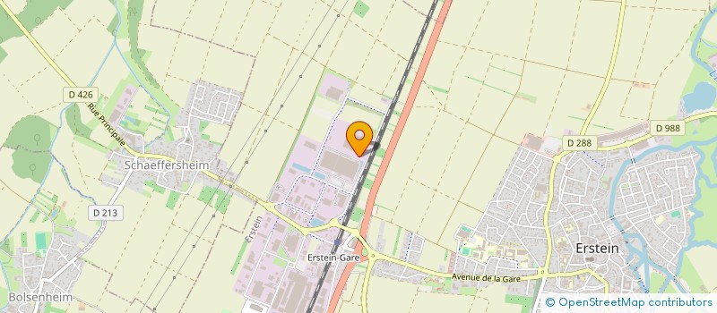 localisation de l'entreprise SCI GP EVOLUTION 1  ERSTEIN