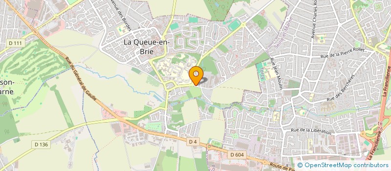 localisation de l'entreprise SCI GP & GG ASSOCIES  LA QUEUE-EN-BRIE