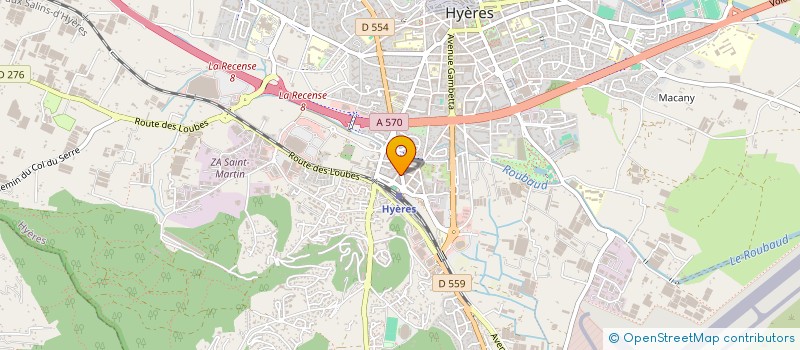 localisation de l'entreprise SCI GP GODILLOT à HYERES