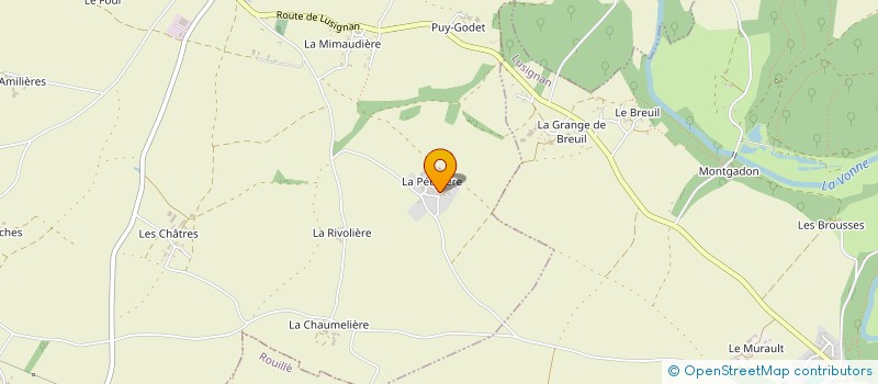 localisation de l'entreprise SCI & GP LES COQUELICOTS  JAZENEUIL