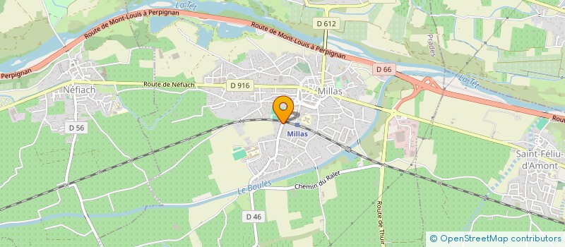 localisation de l'entreprise SCI GP MARTY  SAINT FELIU D'AVALL