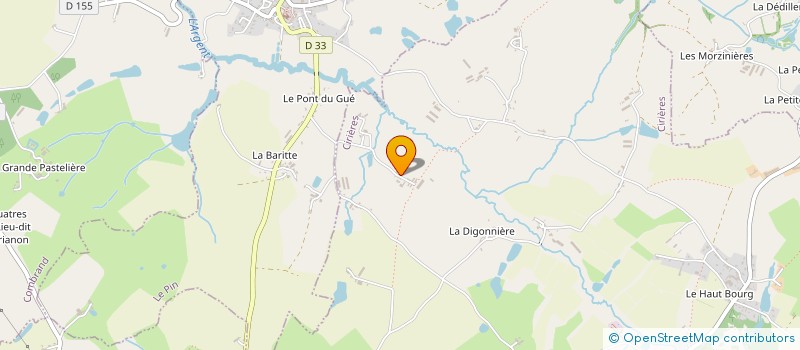 localisation de l'entreprise SCI GP REVEREAU C&F  CIRIERES