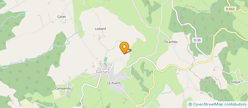 localisation de l'entreprise SCI & GP SOULERY  GORSES