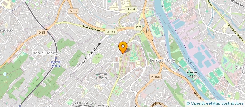 localisation de l'entreprise SCI GP1B  PECQ (LE)