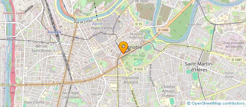 localisation de l'entreprise SCI GP2  GRENOBLE