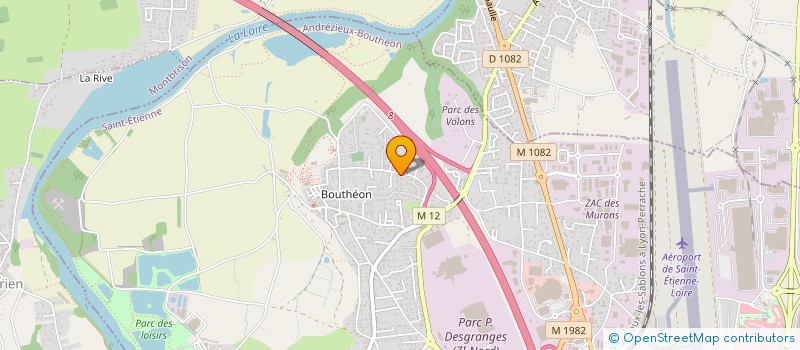 localisation de l'entreprise SCI GP2A  ANDREZIEUX-BOUTHEON