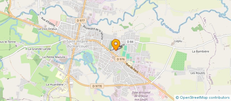 localisation de l'entreprise SCI GP3  SAINT-HILAIRE-DU-HARCOUET