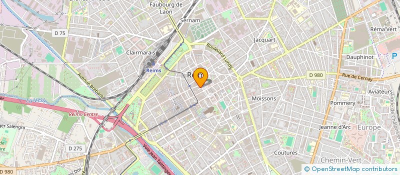 localisation de l'entreprise SCI GPA  REIMS