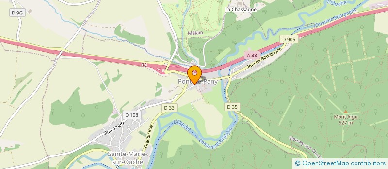 localisation de l'entreprise SCI GPARJ à SAINTE-MARIE-SUR-OUCHE