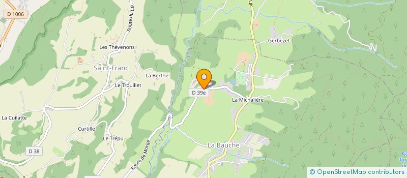 localisation de l'entreprise SCI GPAT  ATTIGNAT-ONCIN