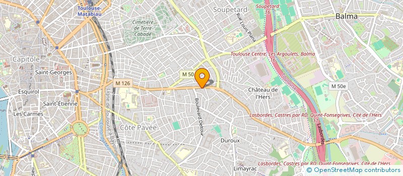 localisation de l'entreprise SCI GPATC01 à TOULOUSE