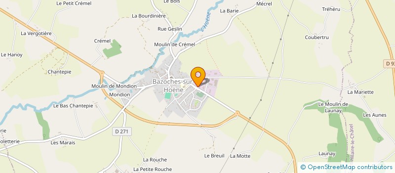 localisation de l'entreprise SCI GPC à BAZOCHES-SUR-HOENE