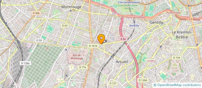 localisation de l'entreprise SCI GPCR  ARCUEIL