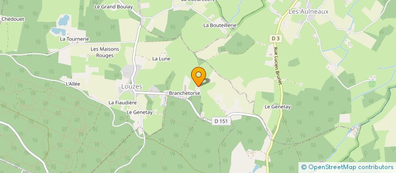 localisation de l'entreprise SCI GPETEME  LOUZES