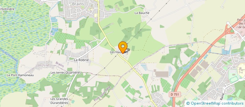 localisation de l'entreprise SCI GPF  BRAINS