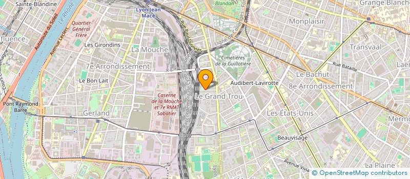 localisation de l'entreprise SCI GPF  LYON