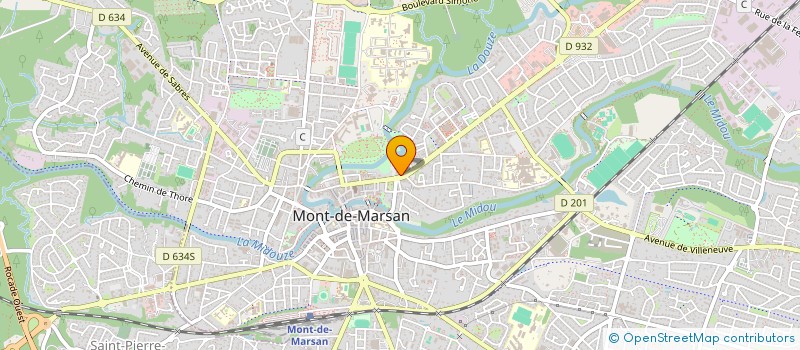 localisation de l'entreprise SCI GPG à MONT-DE-MARSAN