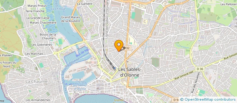 localisation de l'entreprise SCI GPG à LES SABLES D'OLONNE