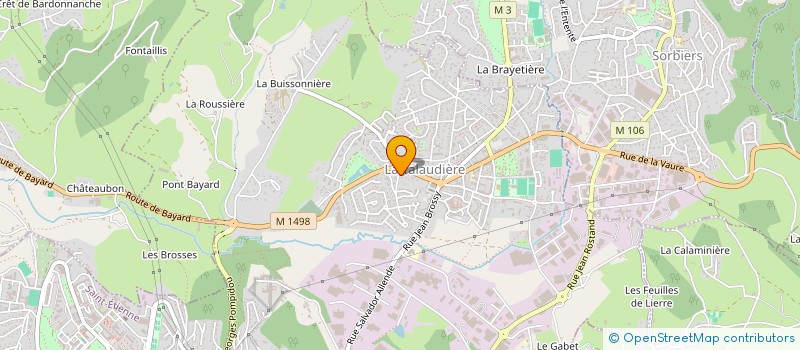 localisation de l'entreprise SCI GPGM  LA TALAUDIERE