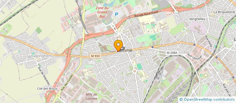 localisation de l'entreprise SCI GPH à LILLE