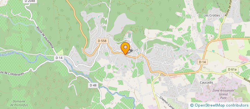 localisation de l'entreprise SCI GPH à GRIMAUD