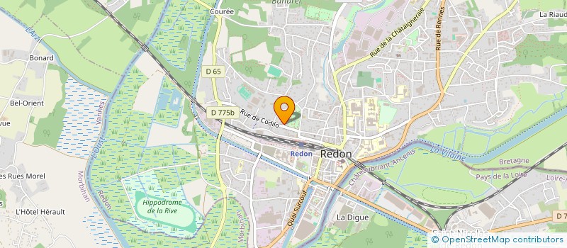 localisation de l'entreprise SCI GPI ANGERS  REDON