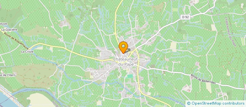 localisation de l'entreprise SCI GPL  CHATEAUNEUF-DU-PAPE