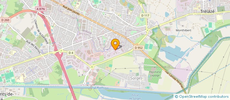 localisation de l'entreprise SCI GPL  LES PONTS-DE-CE