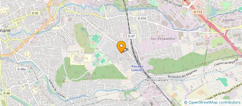 localisation de l'entreprise SCI GPL IMMO  SAINT-VICTORET