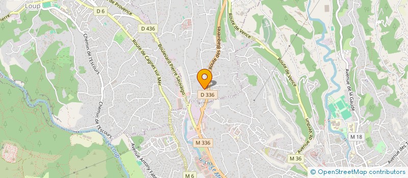 localisation de l'entreprise SCI GPM à SAINT-PAUL-DE-VENCE