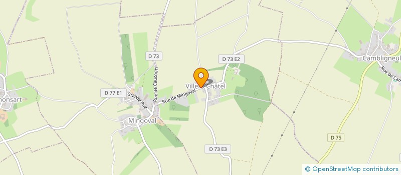 localisation de l'entreprise SCI GPNB  VILLERS-CHATEL