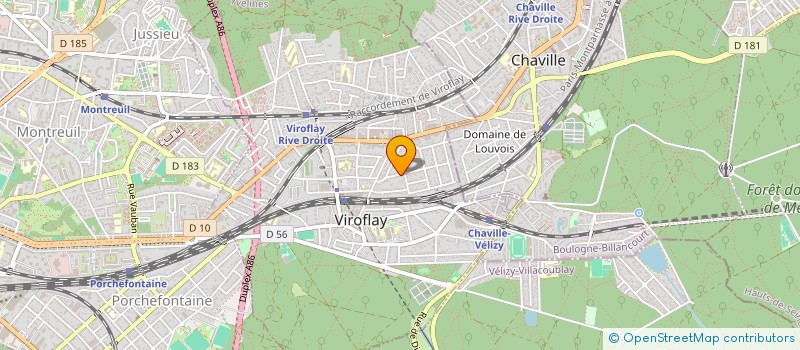 localisation de l'entreprise SCI GPNC  VIROFLAY