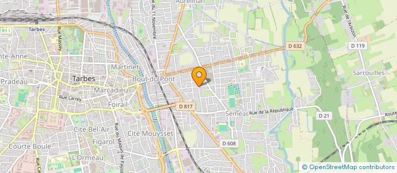 localisation de l'entreprise SCI GPPM  SEMEAC