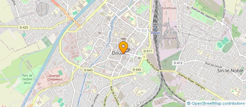 localisation de l'entreprise SCI GPR à DOUAI