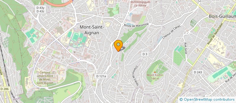 localisation de l'entreprise SCI GPRS  MONT-SAINT-AIGNAN