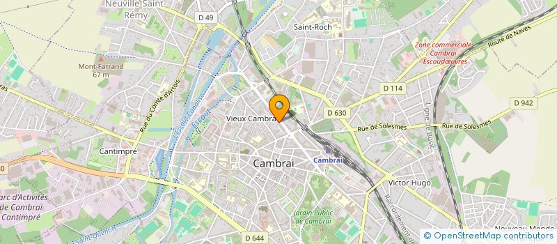 localisation de l'entreprise SCI GPS à CAMBRAI