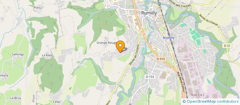 localisation de l'entreprise SCI GPS à RUMILLY