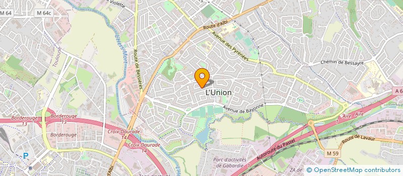 localisation de l'entreprise SCI GPS à L'UNION