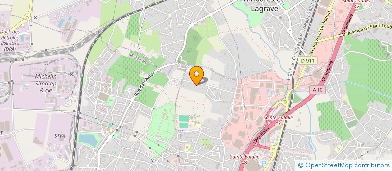 localisation de l'entreprise SCI GPS  CARBON-BLANC