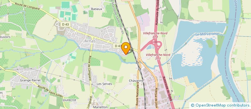 localisation de l'entreprise SCI GPTR  ARNAS