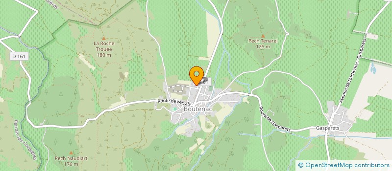 localisation de l'entreprise SCI GR 2L  BOUTENAC