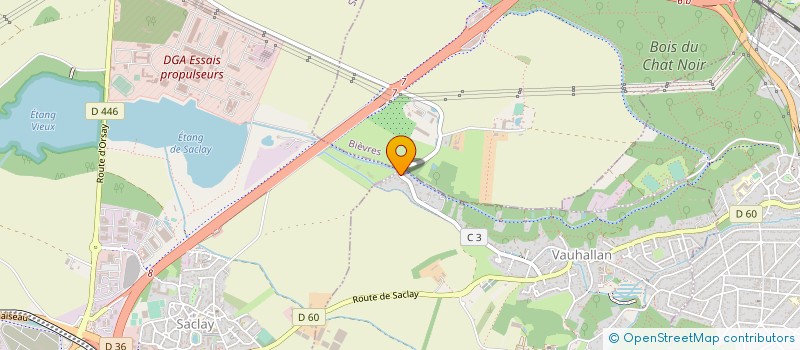 localisation de l'entreprise SCI GR  VAUHALLAN