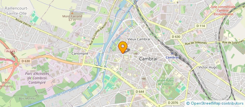 localisation de l'entreprise SCI GR à CAMBRAI