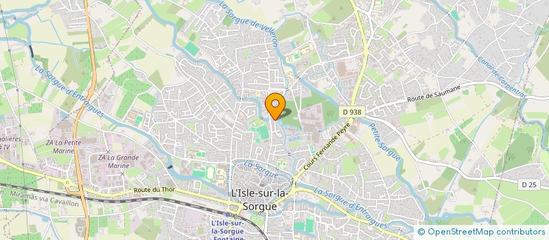 localisation de l'entreprise SCI GR  L'ISLE-SUR-LA-SORGUE