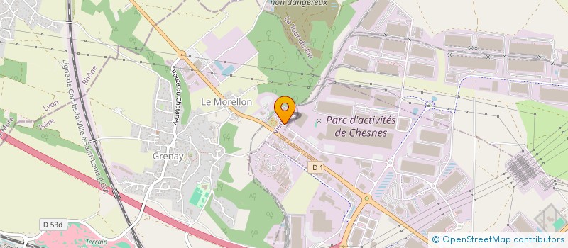 localisation de l'entreprise SCI GR  GRENAY