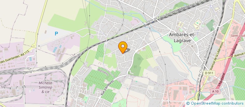 localisation de l'entreprise SCI GR.CA  AMBARES-ET-LAGRAVE