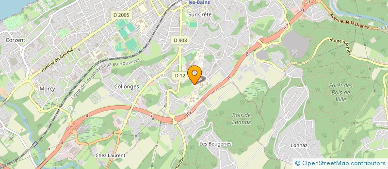 localisation de l'entreprise SCI GR FAMILY à THONON-LES-BAINS