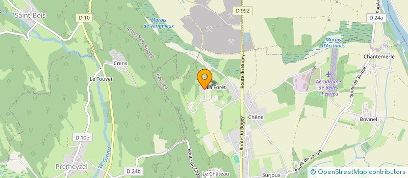 localisation de l'entreprise SCI GR IMMO  PEYRIEU