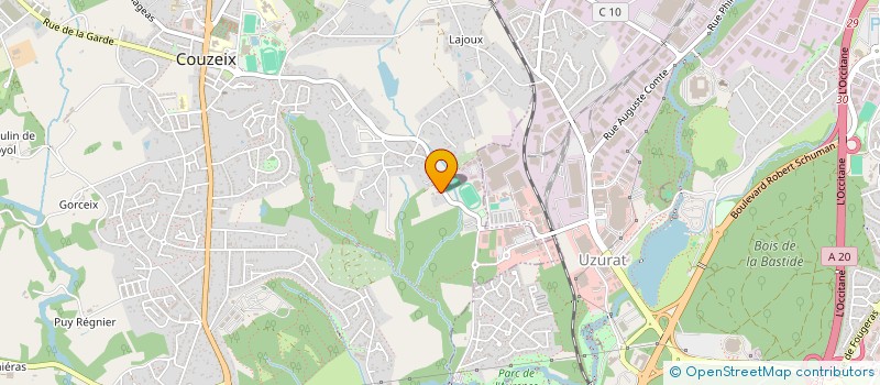 localisation de l'entreprise SCI GR IMMO à COUZEIX